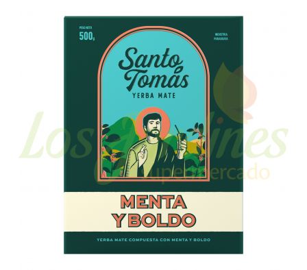 YERBA SANTO TOMAS MENTA-BOLDO 500GR