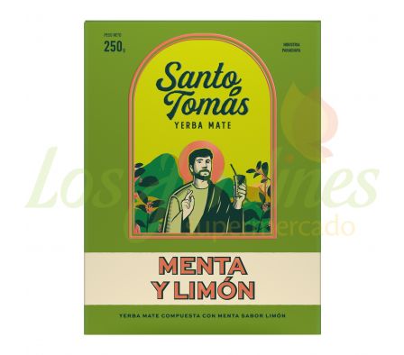 YERBA SANTO TOMAS MENTA-LIMON 250GR