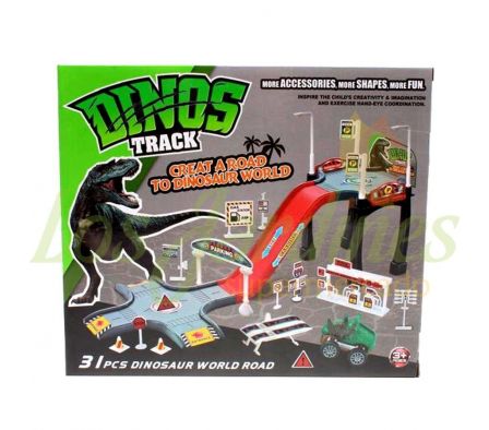 JUGUETE CIRCUITO DE CARRERA DINO 60P