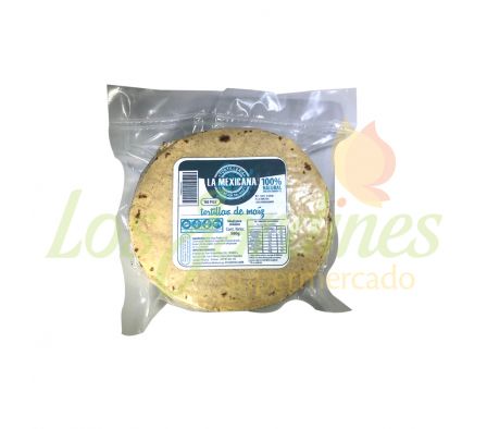 TORTILLAS DE MAIZ LA MEXICANA ORGANICA 500G