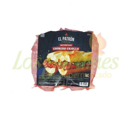 CHORIZO CRIOLLO CON PICANTE EL PATRON 400G