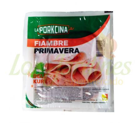 FIAMBRE PRIMAVERA LA PORKCINA ENVASADO 200G