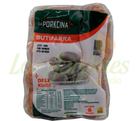 BUTIFARRA LA PORKCINA ENVASADO 6U