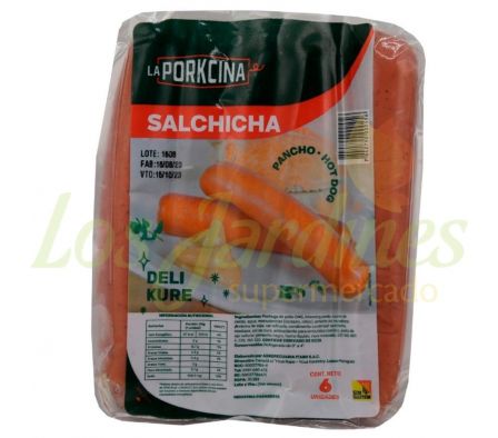 SALCHICHA LA PORKCINA ENVASADO 6U