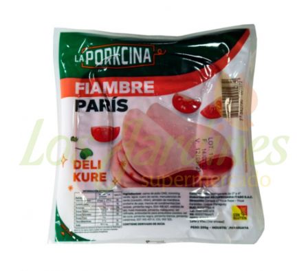 FIAMBRE PARIS LA PORKCINA ENVASADO 200G