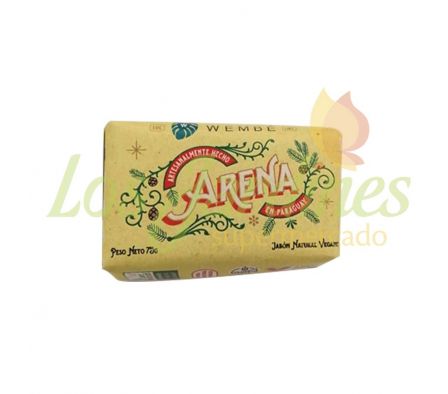 JABON EXFOLIANTE PIES WEMBE ARENA 75 GR