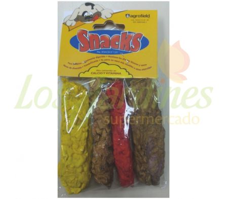 HUESO COMESTIBLE COSTILLITA DE COLORES X 4 UNID
