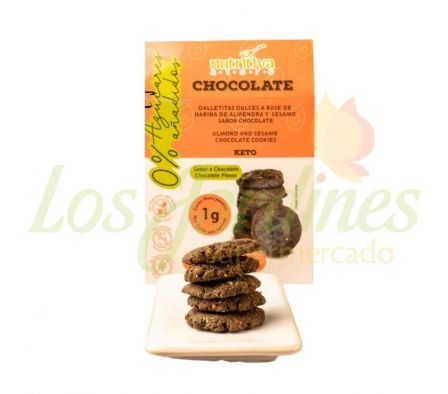 COOKIES ALMENDRA KETO DE CHOCOLATE 200G