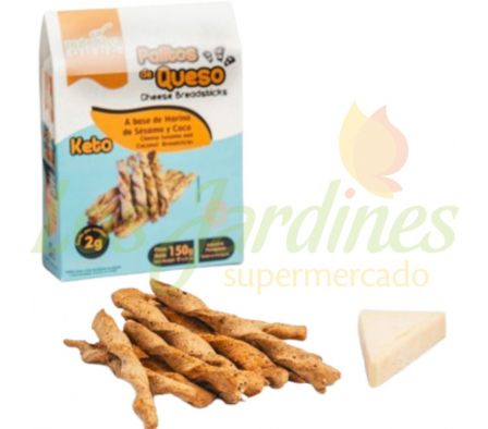 PALITOS NUTRIVA CON HARINA SESAMO/COCO/QUESO 150G