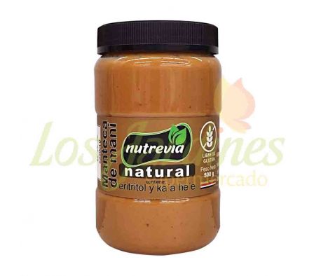 MANTECA DE MANI NUTREVIA NATURAL 500 G