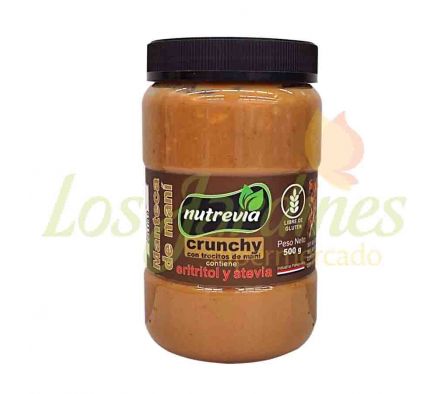 MANTECA DE MANI NUTREVIA CRUNCHY 500 G