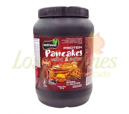 PREMEZCLA NUTREVIA PANCAKE PROT.S/GLUTEN BAN&CANE