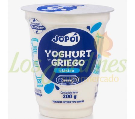 YOGHURT TIPO GRIEGO JOPOI 200 GR