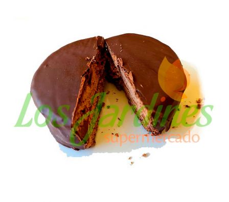 ALFAJOR ASUKA SIN GLUTEN BAÑACO CON CHOCOLATE NEGR