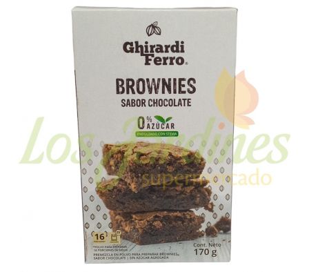PRE MEZCLA BROWNIE GHIRARDI FERRO SIN AZUCAR