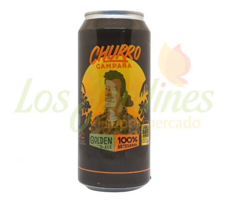 CERVEZA ARTESANAL CHURRO CAMPAÑA GOLDEN ALE 473 ML