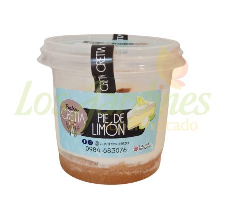 PIE DE LIMON CRETTA CON TAPA 250ML