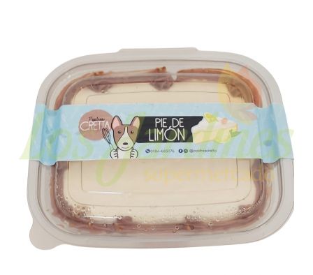 TORTA PIE DE LIMON CRETTA CON TAPA 600ML