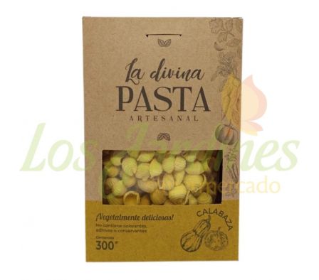 PASTA LA DIVINA CONCHIGLIE CALABAZA/CURCUMA 300G