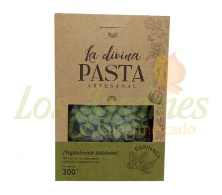 PASTA LA DIVINA CONCHIGLIE ESPINACA/ESPIRULINA 300