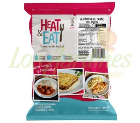 ALBONDIGA DE CARNE CON ARROZ 420 GR.