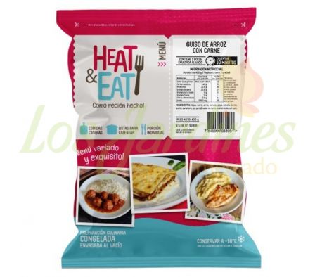 GUISO DE ARROZ CON CARNE 400 GR.