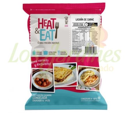 LASAÑA DE CARNE 450 GR.