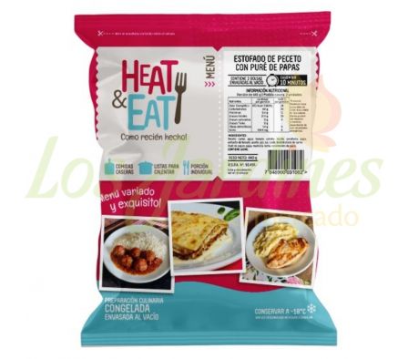 ESTOFADO DE PECETO CON PURE DE PAPAS 440 GR.