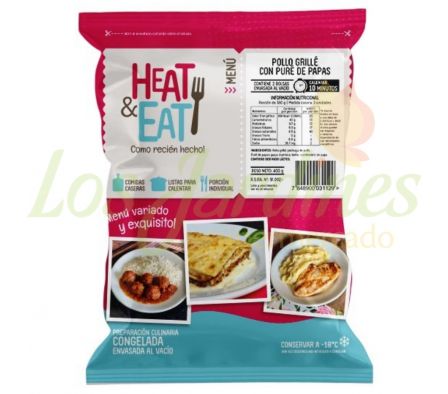 POLLO GRILLE CON PURE DE PAPAS 380 GR.