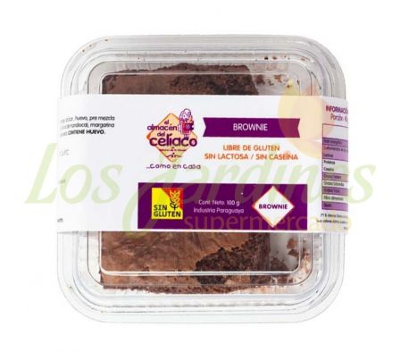 BROWNIE EL ALMACEN DEL CELIACO SIN GLUTEN 100G