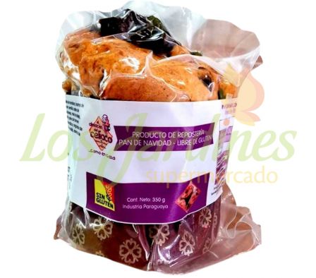 PAN DE NAVIDAD SIN GLUTEN, SIN LACTOSA, SIN CASEIN