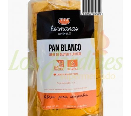 PAN BLANCO HERMANAS GLUTEN FREE 330GR