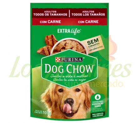 ALIMENTO PARA PERROS DOG CHOW ADULTOS CARNE 100G
