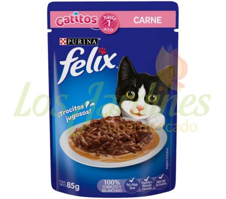 ALIMENTO PARA GATOS FELIX CLASSIC GATITOS CARNE 85