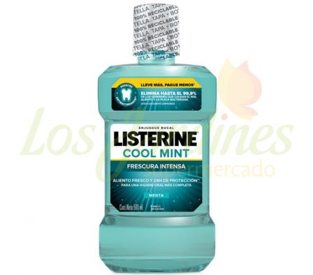 ENJUAGUE BUCAL LISTERINE COOL MINT 500ML