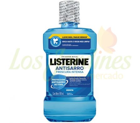 ENJUAGUE BUCAL LISTERINE ANTI-SARRO 500ML