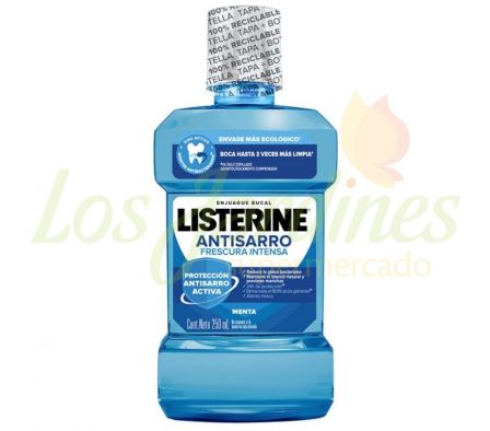 ENJUAGUE BUCAL LISTERINE ANTI-SARRO 250ML