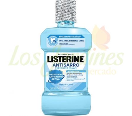 ENJUAGUE BUCAL LISTERINE ANTI-SARRO ZERO 250ML