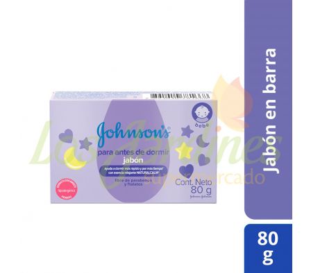 JABON TOCADOR DULCES SUEÑOS JOHNSON´S BABY 80 GR