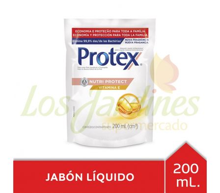 JABON LIQ. CORPORAL PROTEX REFIL VITAMINA E 200 M