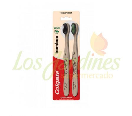 CEPILLO DE DIENTES COLGATE BAMBOO TOOTHBRUSH 2UN