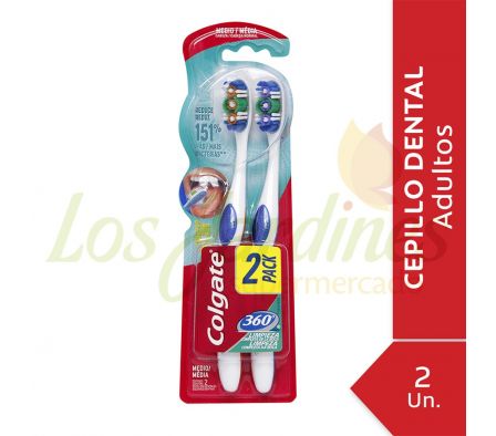CEPILLO DENTAL 360 ? TWINPACK COLGATE
