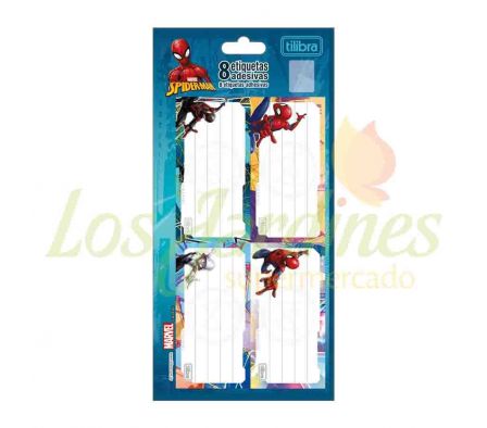 ETIQUETAS ADHESIVAS SPIDER-MAN