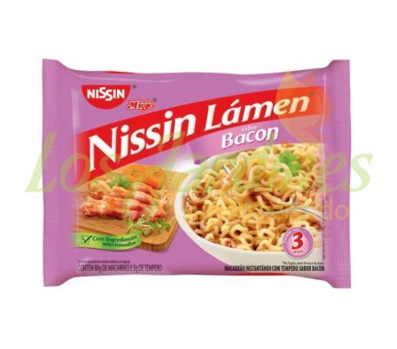 FIDEO NISSIN RAMEN BACON 68 GRS