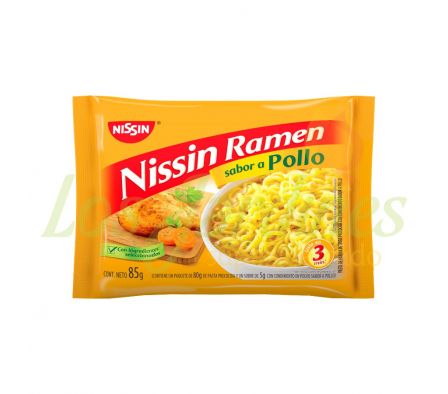 FIDEOS SABOR POLLO NISSIN RAMEN 65G