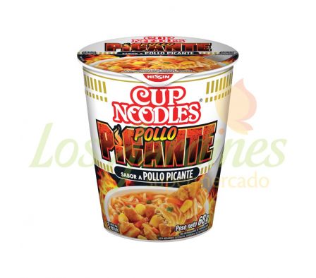 FIDEOS NISSIN POLLO PICANTE CUP NOODLES 69G