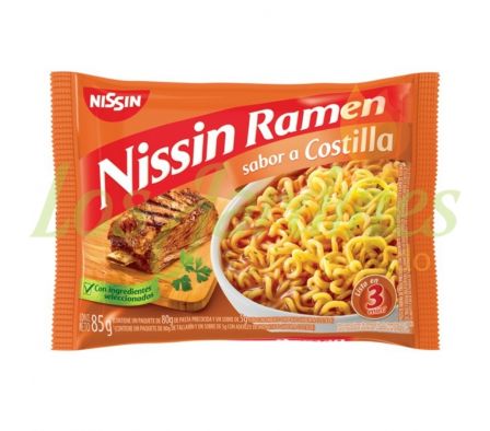 FIDEO NISSIN RAMEN COSTILLA 85GR