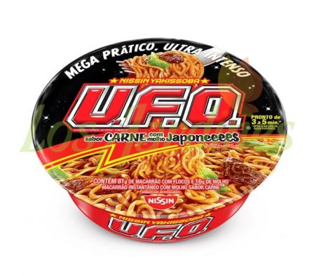 FIDEO NISSIN UFO CARNE SALSA JAPONESA 81GR