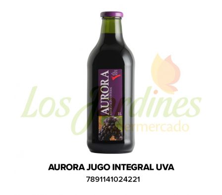 JUGO INTEGRAL AURORA SABOR UVA 1 LT - BOT.