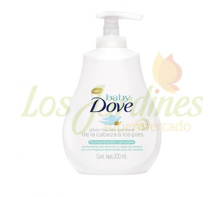 JABON LIQUIDO DOVE BABY H SENS 200 ML.